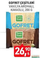 TARIM KREDİ GOFRET ÇEŞİTLERİ 200 G fiyat ve kampanya bilgisi